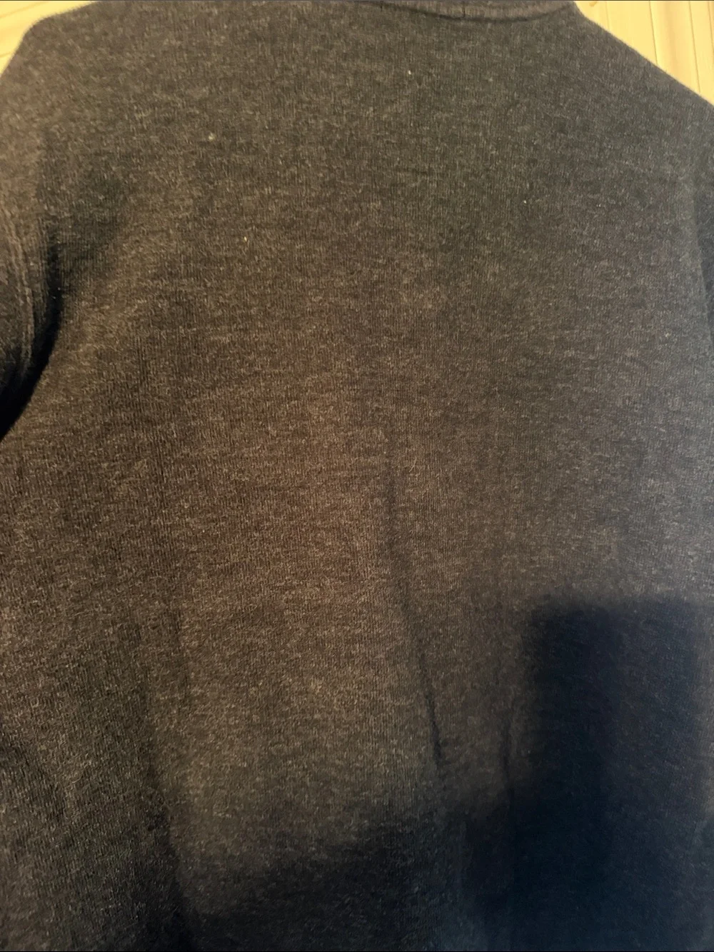 Polo by Ralph Lauren Dark Charcoal Half-Zip Sweater with Red Logo